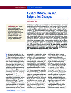 Alcohol Research: Current Reviews Volume 35