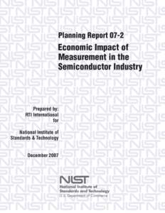 Microsoft Word - NIST Semiconductor Final Report.doc