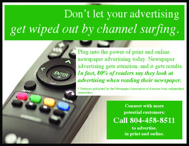Don’t let your advertising  get wiped out by channel surfing.