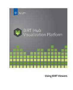 Using BIRT Viewers  Information in this document is subject to change without notice. Examples provided are fictitious. No part of this document may be reproduced or transmitted in any form, or by any means, electronic 