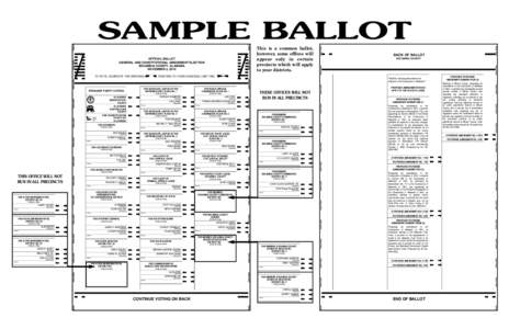 Politics of the United States / Write-in candidate / Republican Party of Virginia / United States Constitution / Politics / Government / Colorado Amendment 36 / Voting rights in the United States / Elections / Constitution of Alabama / Alabama Republican Party