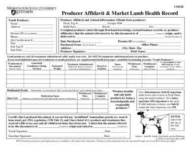 Microsoft Word - Revised Market Lamb Health Record