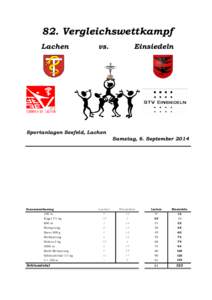 82. Vergleichswettkampf Lachen vs.  Einsiedeln