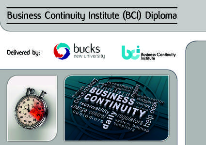 Business Continuity Institute (BCI) Diploma Course Booklet Delivered by:  BCI Diploma
