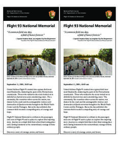 Flight 93 National Memorial