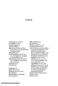 Index  Abrahamson, Eric, 72, 96, 100 accountability, 3, 4, 14, 18 action planning, 98–100 Alexander, Robert, 61