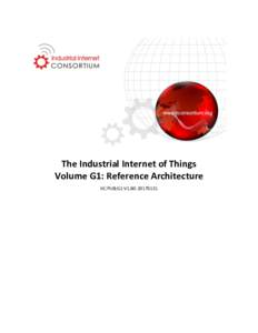 Industrial Internet Consortium / Internet of things / Technology / Information science / Computing