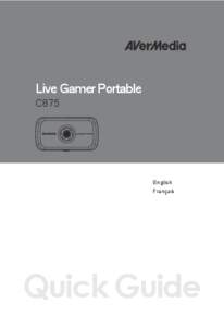 Live Gamer Portable C875 English Français