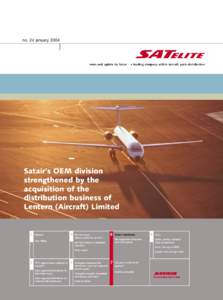 no. 24 january[removed]news and update by Satair - a leading company within aircraft parts distribution
