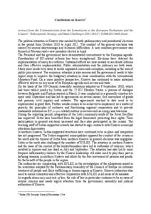 Conclusions on Kosovo1  (extract from the Communication from the Commission to the European Parliament and the Council 