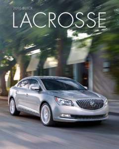 2016 BUICK  LACROSSE INTRODUCTION