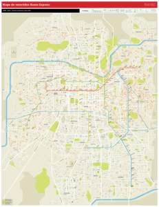 Mapa de recorridos Buses Express  Cualquier copia de esta información está prohibida salvo expresa autorización del DTP Metropolitano.