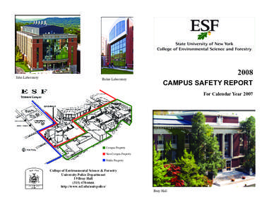 Crimes / Criminology / Middle States Association of Colleges and Schools / Violence / Clery Act / Uniform Crime Reports / State University of New York College of Environmental Science and Forestry / Crime in the United States / Assault / Crime / Law enforcement / Law