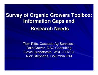 Microsoft PowerPoint - WSHA_2010_Organic_Growers_Toolbox_data.ppt