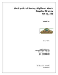 Mulit-Municipal Waste Meeting Minutes