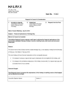 Microsoft Word - Request for Consideration July[removed]Councillor Adams.docx