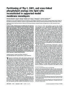 Lipid bilayer / Model lipid bilayer / Monolayer / Cell membrane / Cholesterol / Iatrogenic hypocholesterolemia / Phospholipid / Langmuir–Blodgett trough / Fluorescence recovery after photobleaching / Biology / Membrane biology / Lipid raft