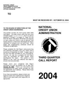 Economics / Bank regulation in the United States / Credit union / Balance sheet / Savings and loan association / Bank / Commercial bank / National Credit Union Share Insurance Fund / Asset / Finance / Financial institutions / Business