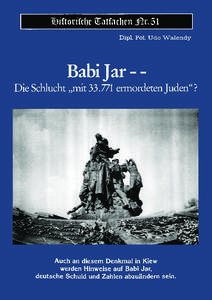 Babi Jar - Die Schlucht 