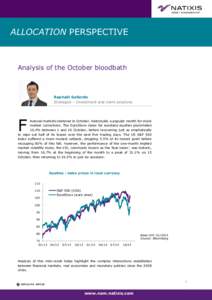 ALLOCATION PERSPECTIVE  Analysis of the October bloodbath Raphaël Gallardo Strategist – Investment and client solutions