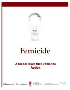 Femicide A Global Issue that Demands Action  ISBN : 