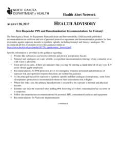 North Dakota Department of Health