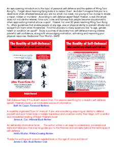 Microsoft Word - preview self-defense book ralph haenel.doc