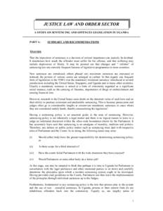 Microsoft Word - A Study on Sentencing  Legislation in Uganda 2001.doc