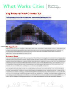 1  City Feature: New Orleans, LA `