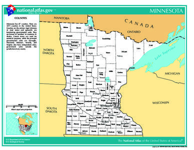 nationalatlas.gov Where We Are MINNESOTA  TM