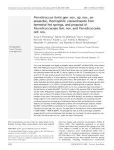 International Journal of Systematic and Evolutionary Microbiology (2010), 60, 2082–2088  DOI[removed]ijs[removed]