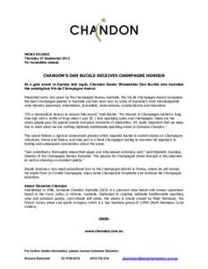 Champagne / Domaine Chandon California / Moët & Chandon / Chandon / Classification of Champagne vineyards / Champagne in popular culture / Korbel Champagne Cellars / Wine / Sparkling wines / French wine