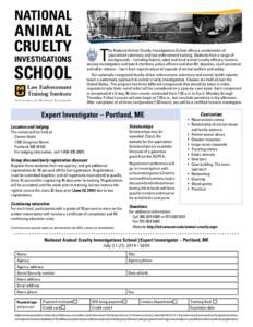 NATIONAL  ANIMAL CRUELTY INVESTIGATIONS