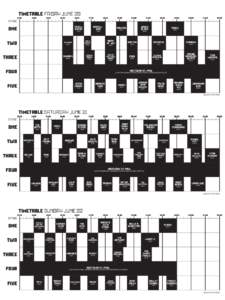 TIMETABLE FRIDAY JUNE 20 12:00 13:00  14:00