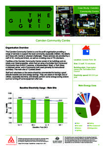 Case Study: Camden Community Centre 18 THE GIVE GRID BRANDING  9-11