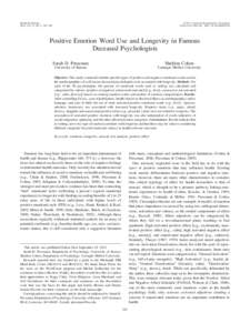 Health Psychology 2012, Vol. 31, No. 3, 297–305 © 2011 American Psychological Association/$12.00 DOI: a0025339