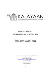 Kalayaan / Human migration / Domestic worker / Visa / Migrant worker / Demography / Culture / Human geography / Foreign workers / Domestic work / Migrant domestic workers