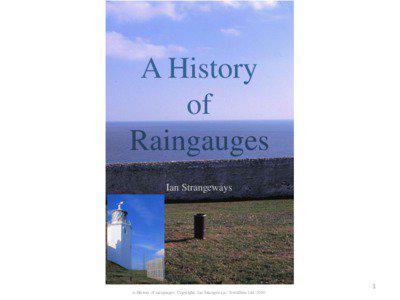 A History of Raingauges