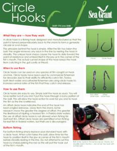 Circle Hooks SGEF-170 June[removed]What they are — how they work
