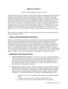 Privacy / Internet privacy / Android software / HTTP cookie / Online Privacy Protection Act / Information privacy / Facebook / Email / P3P / Computing / Internet / Ethics