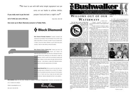 Bushwalkers newsletter May.p65