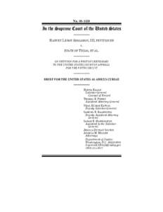 Sossamon v. Texas - Brief as Amicus (Invitation)