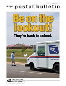 Front Cover  2 postal bulletin[removed])