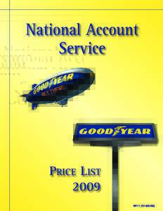 National Account Service PRICE LIST 2009 M2111[removed])