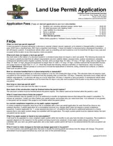 Land Use Permit Application  Hubbard County Environmental Services 301 Court Ave., Park Rapids, MNPhone: www.co.hubbard.mn.us/environmental.htm