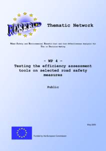 Thematic Network  Road Safety and