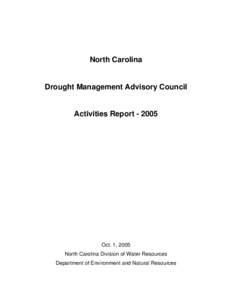 Geography of the United States / Atmospheric sciences / Drought / Palmer Drought Index / Keetch-Byram Drought Index / Catawba River / Drought in Canada / National Integrated Drought Information System / Geography of North Carolina / Droughts / Hydrology