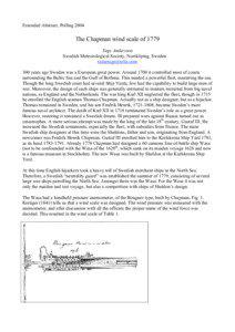 Wind power / Beaufort scale / Royal / Wind / Topsail / Swedish Navy / Meteorology / Atmospheric sciences / Anemometer