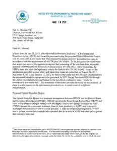 Biosolids; Response to DTEES, March 16, 2012
