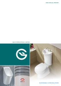 2008 ANNUAL REPORT  GWA INTERNATIONAL LIMITED SUSTAINABLE LIVING SOLUTIONS